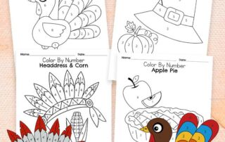 printable thanksgiving color sheets