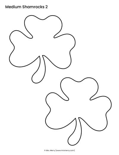 blank clover templates