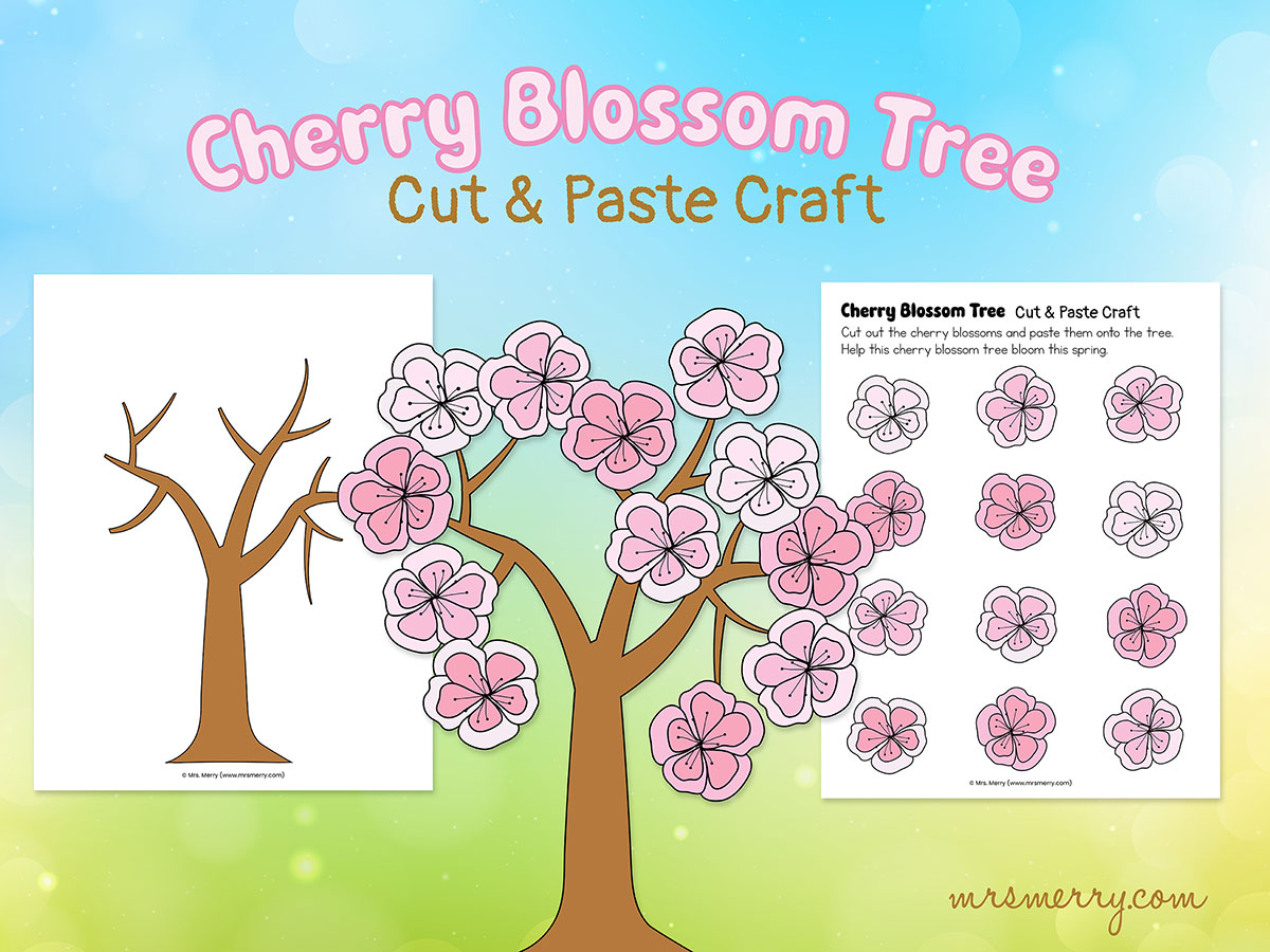 cherry blossom tree printable