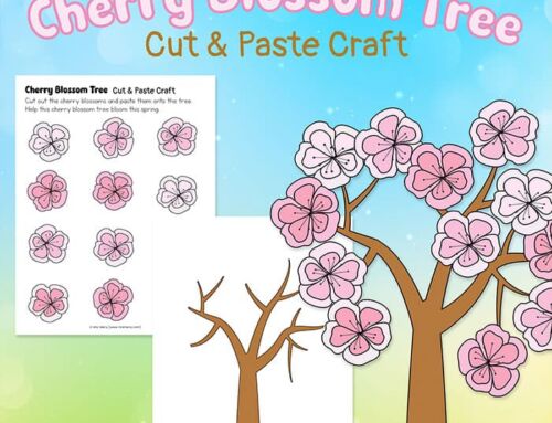Build a Cherry Blossom Tree Craft Printable