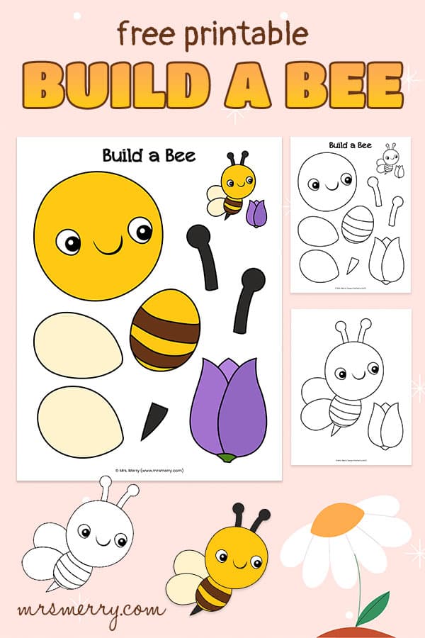 bee cut & paste activity