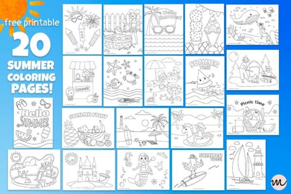 Free Printable I Spy Summer Game Sheet | Mrs. Merry