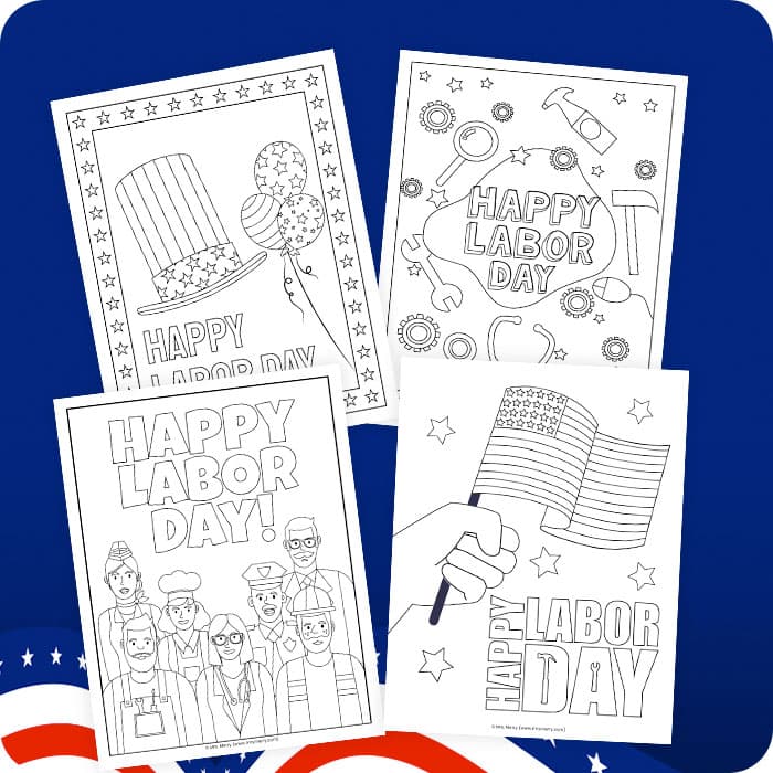 coloring pages for labor day pdf