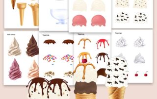ice cream craft printable