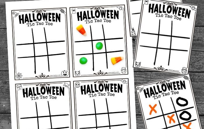 halloween tic tac toe printable