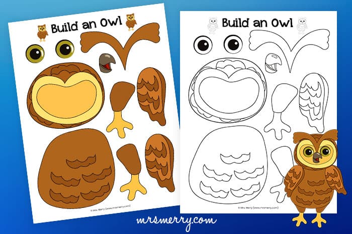 build a winter owl craft